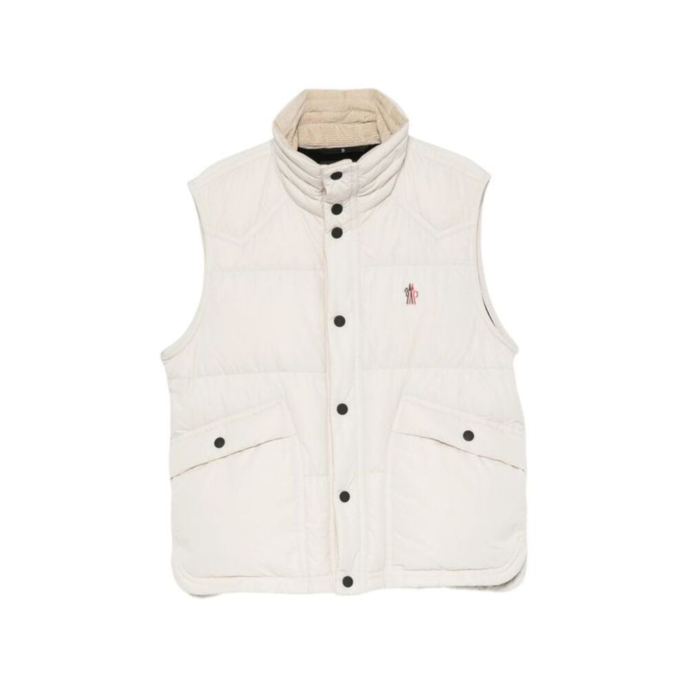 Moncler Grenoble Neutrals Jackets - Waistcoats & Gilets Men